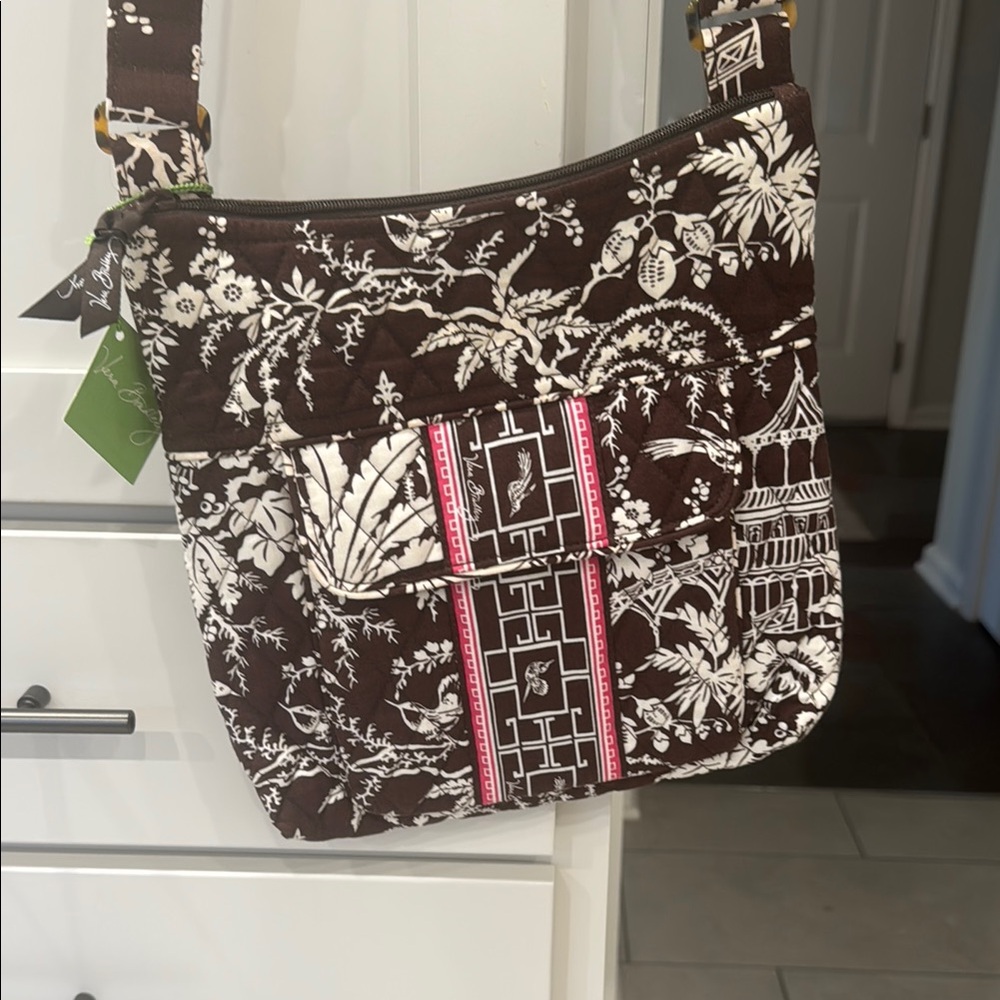 NWT Vintage Vera Bradley Julia Imperial pattern  Crossbody Bag